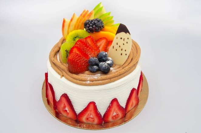 Fresh Cream Chestnut Cake (鮮奶油栗子蛋糕)